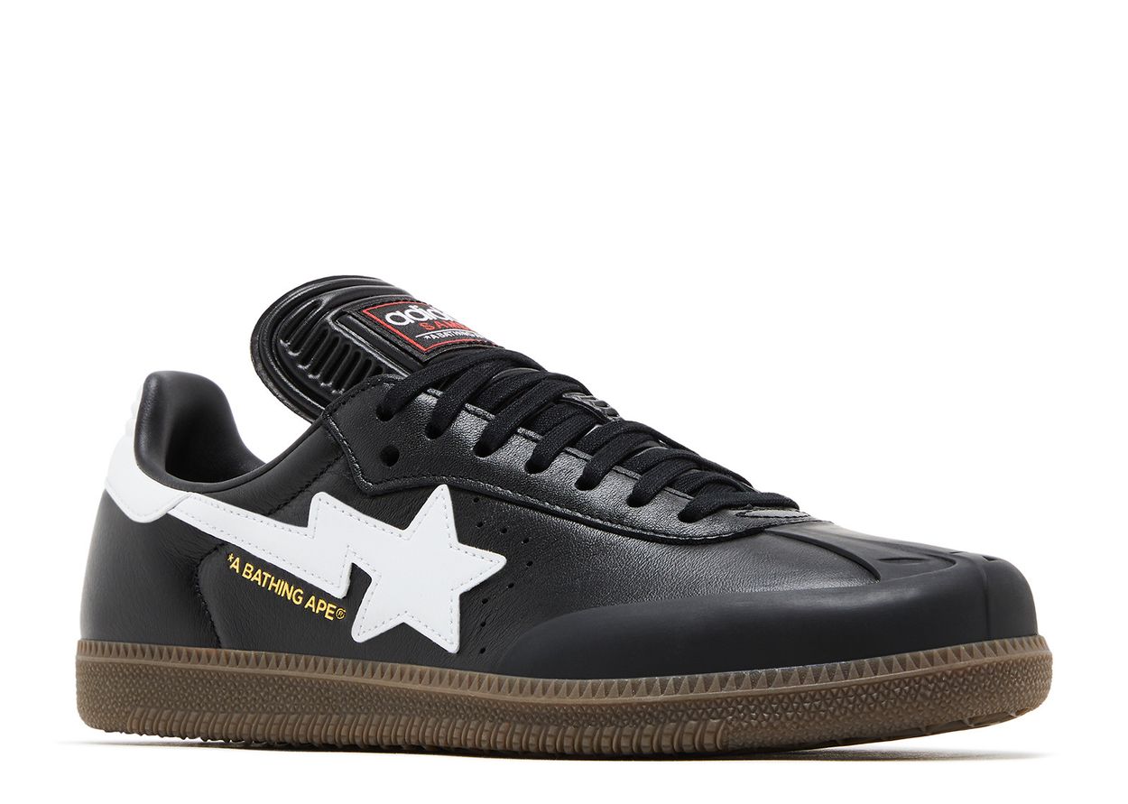 Adidas BAPE x Samba 'Black White Gum'