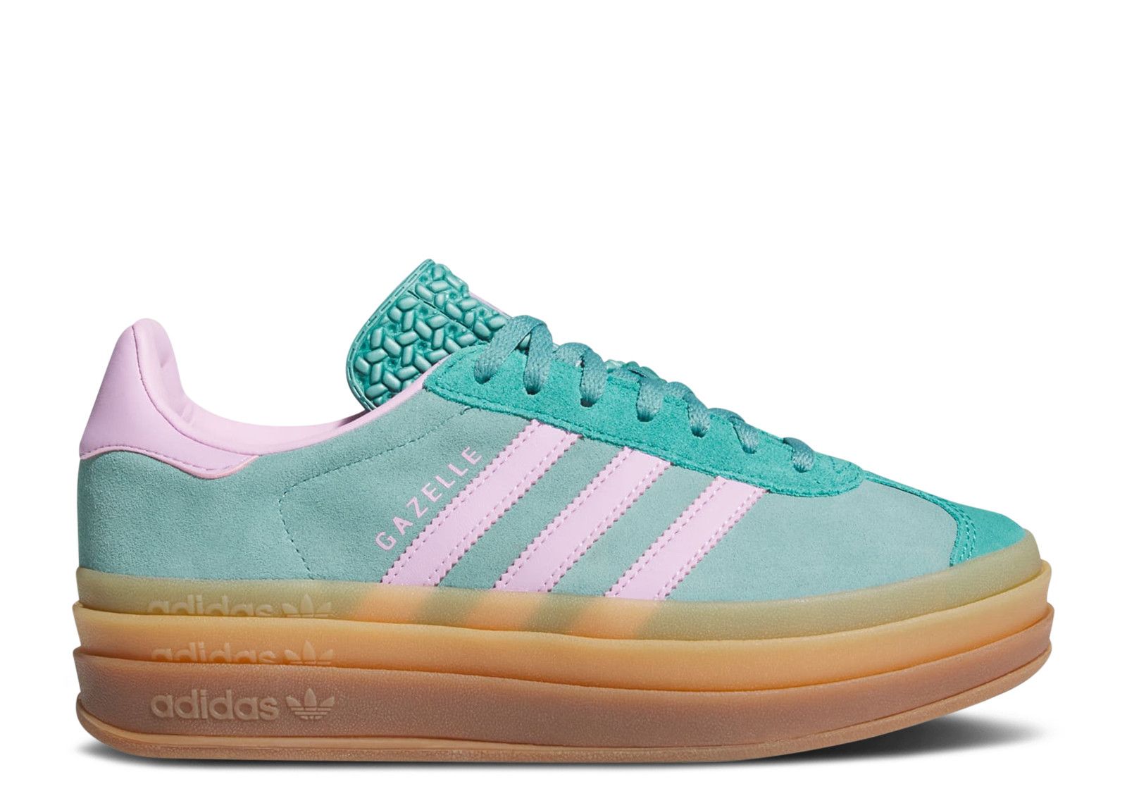 adidas gazelle silver green womens adidas Gazelle Bold - Women's