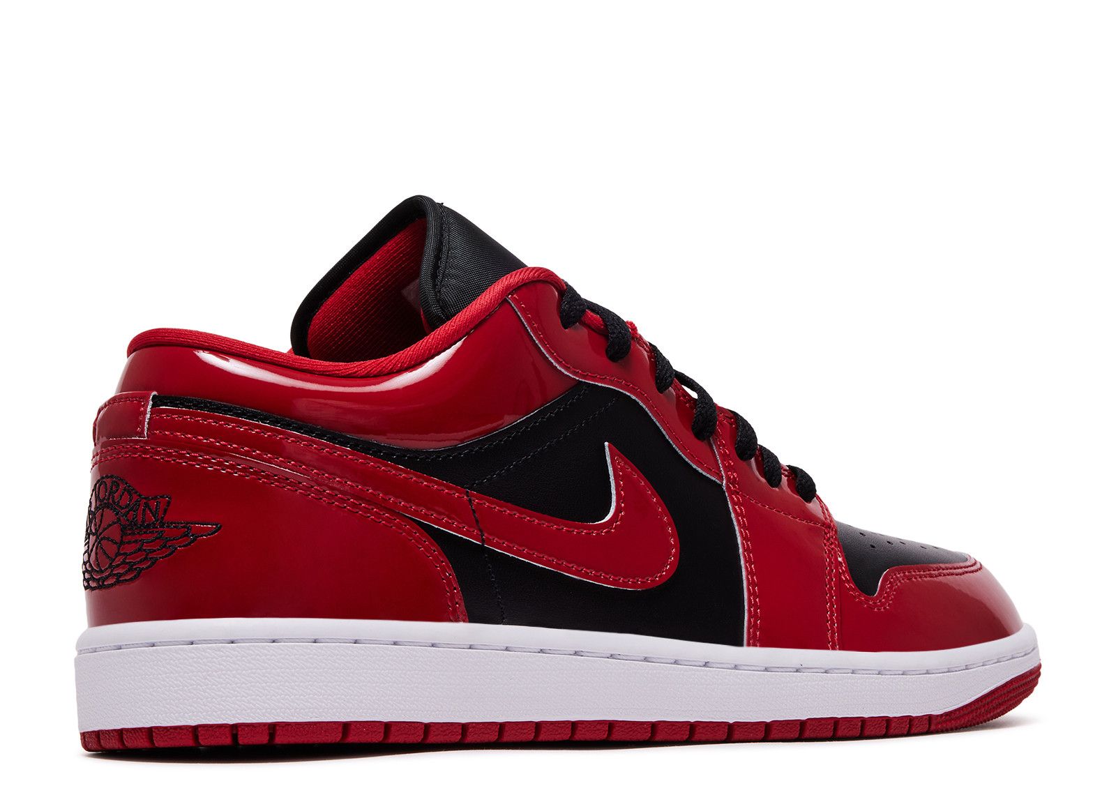 Jordan 1 Low 'Patent Varsity Red Black' - Air Jordan - HV4089 006