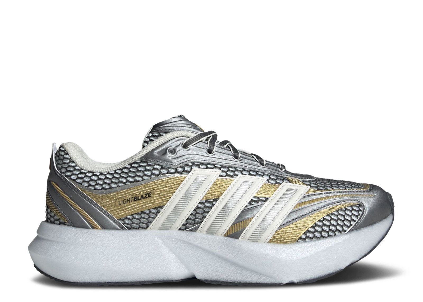 Adidas Wmns Lightblaze Glow 'Silver Metallic Matte Gold'