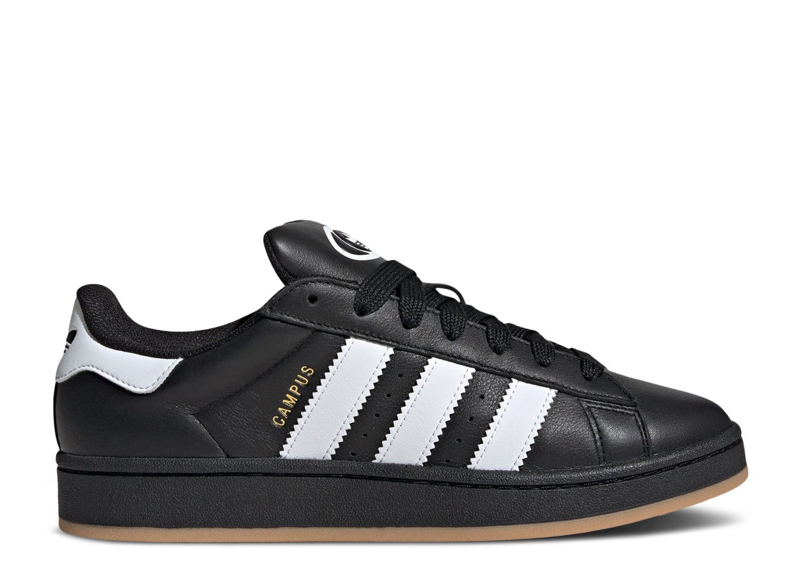 Adidas Campus 00s 'Core Black Leather Gum'