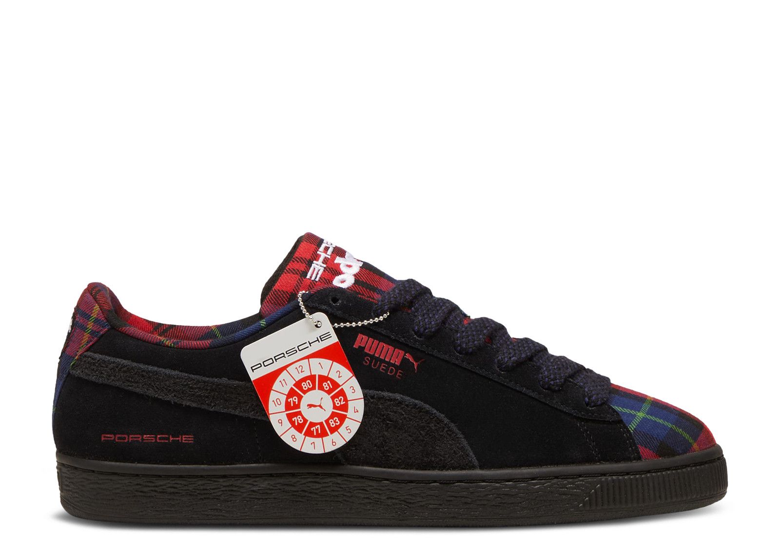 Porsche Legacy X Suede Classic 'Tartan Black' - Puma - 308417 02