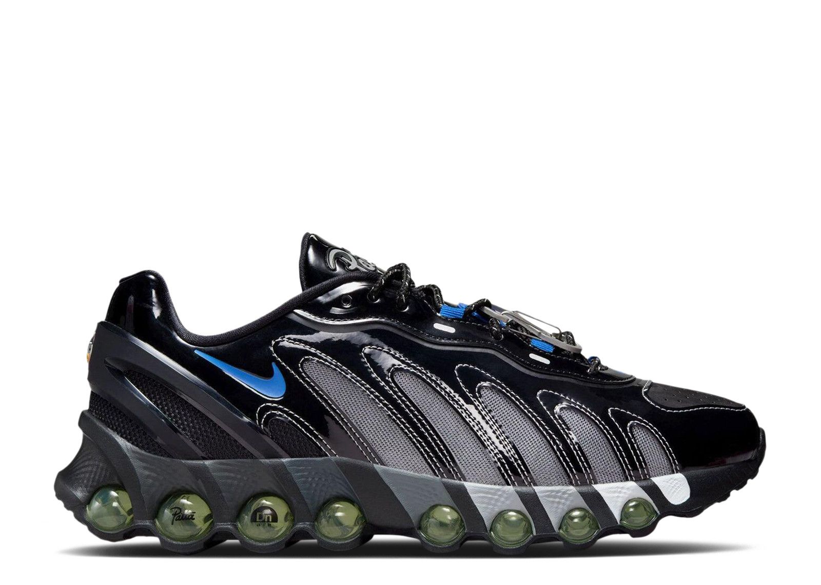 knmen149-0680 Patta×AIR MAX DN8 IB4029 Patta X Air Max DN8 'Black Metallic Silver' - Nike - IB4029 001