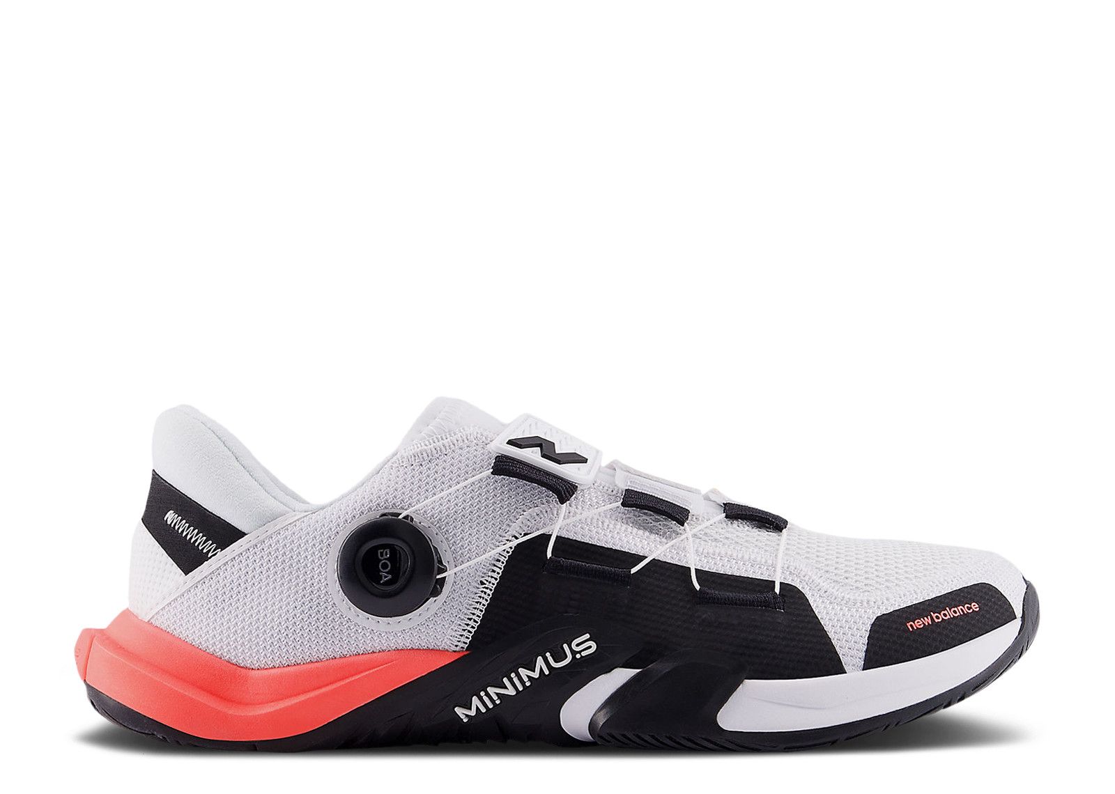 New Balance Minimus TR BOA v2 'White Black Urgent Red'