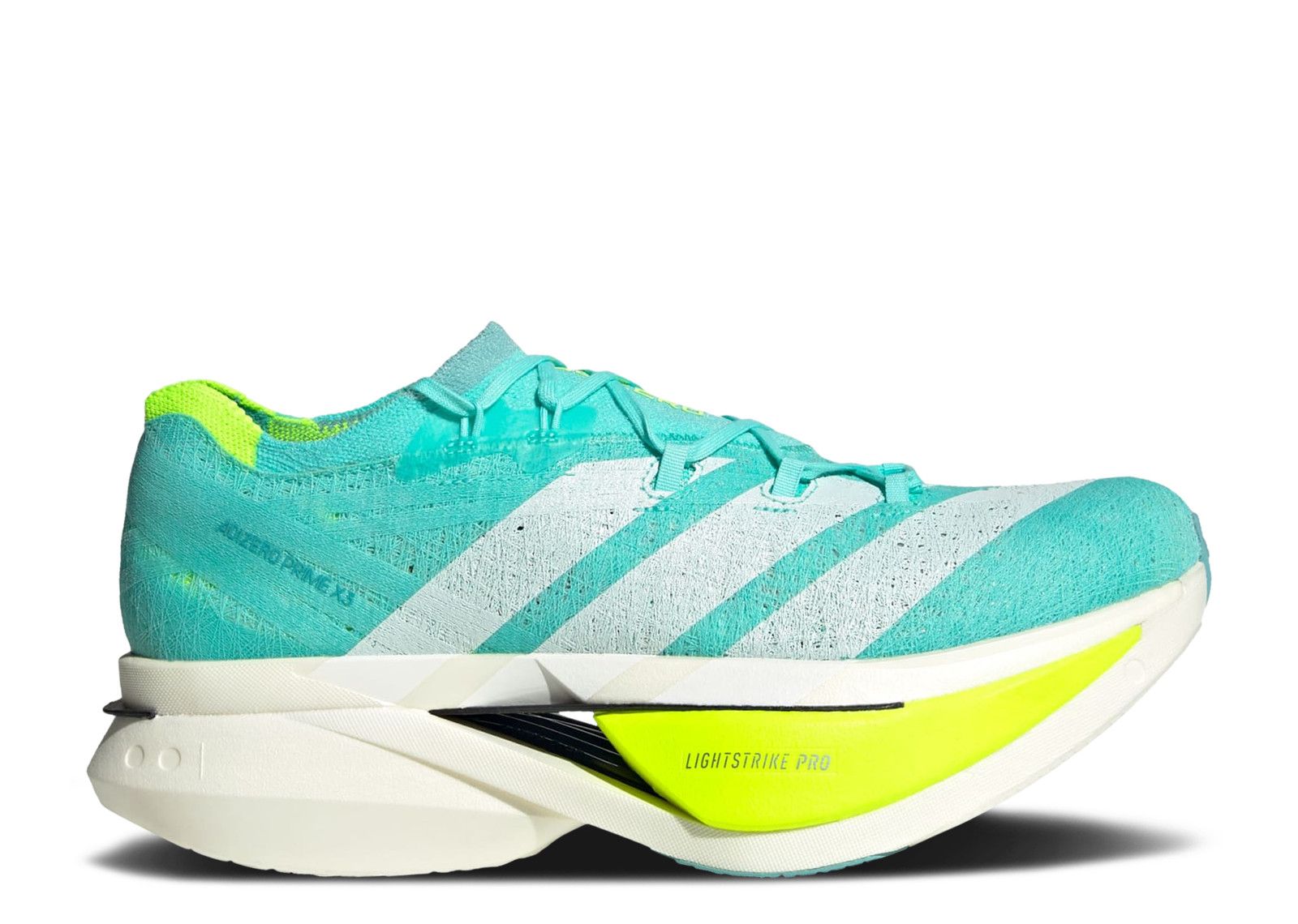 Adidas Adizero Prime X 3.0 Strung 'Flash Aqua Lucid Lemon'