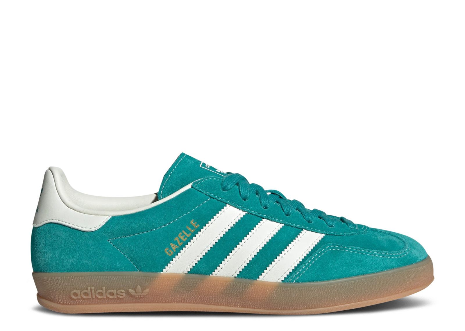 adidas gazelle silver green womens adidas Gazelle Indoor Shadow Green Warm Sandstone main image 0