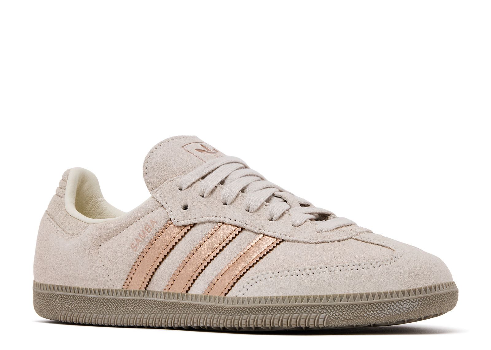 Womens adidas Originals Samba OG - Shoes Off White/Copper Metallic Size 8.5