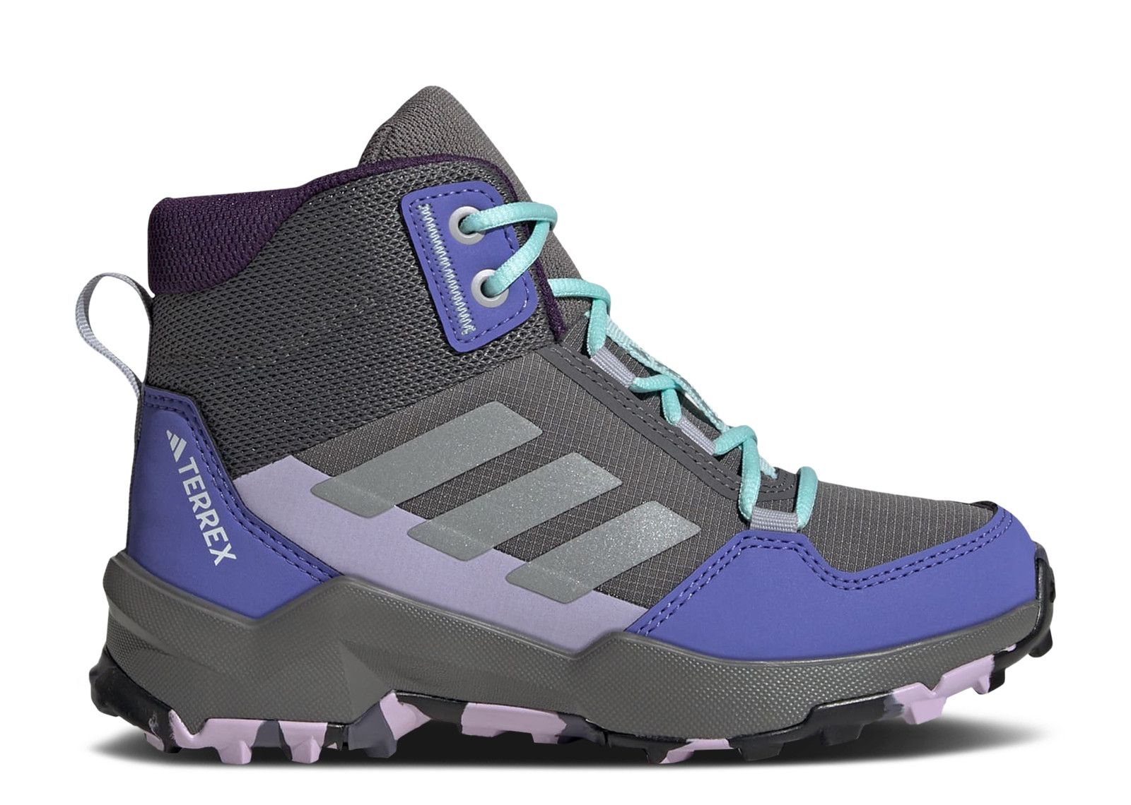 Adidas Terrex AX4R Mid K 'Grey Semi Flash Aqua'