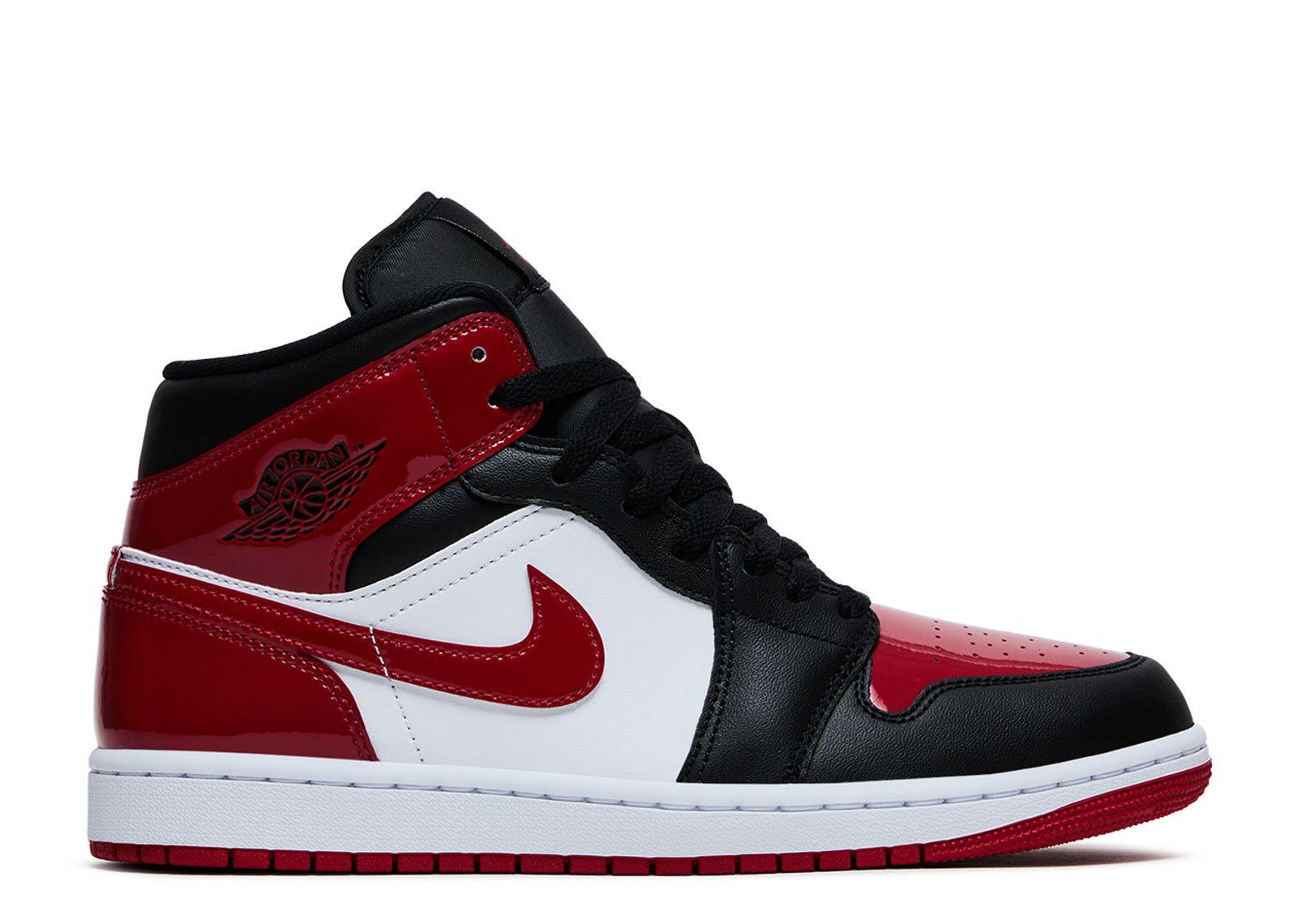 Wmns Jordan 1 Mid 'Black Toe' - Air Jordan - BQ6472 160 - sail/off
