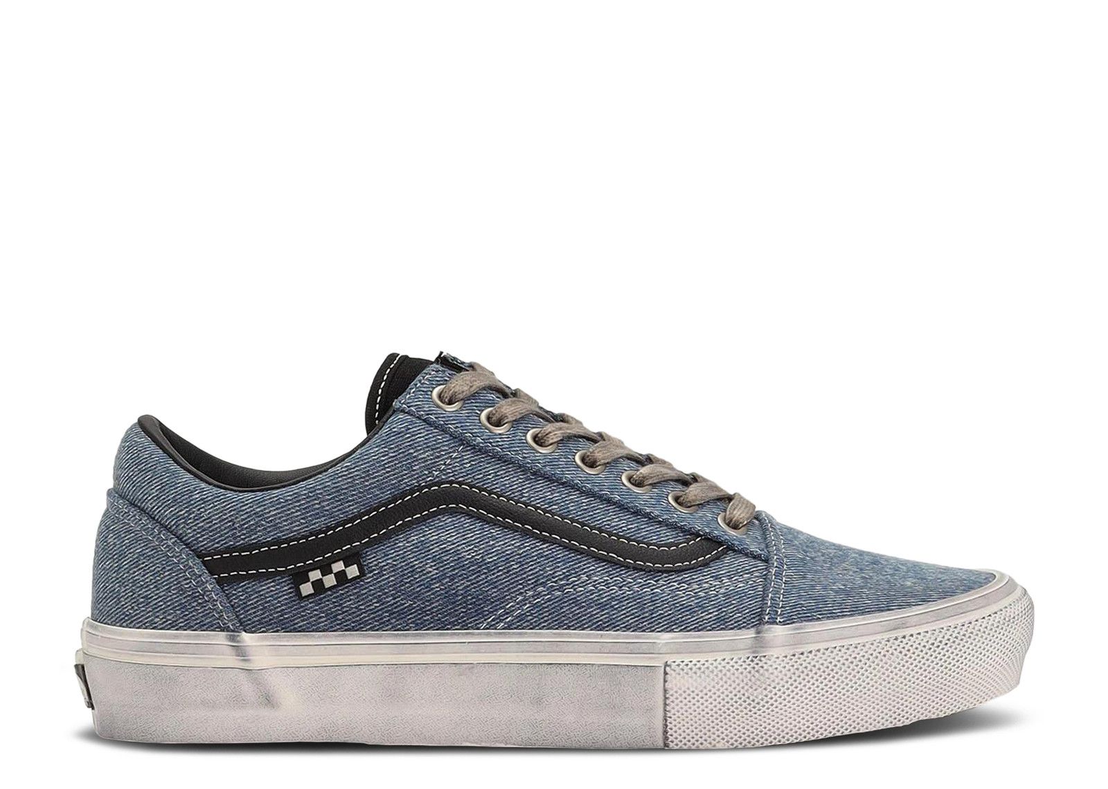 Skate Old Skool 'Denim Blue Distressed' - Vans - VN0A2Z32Y40
