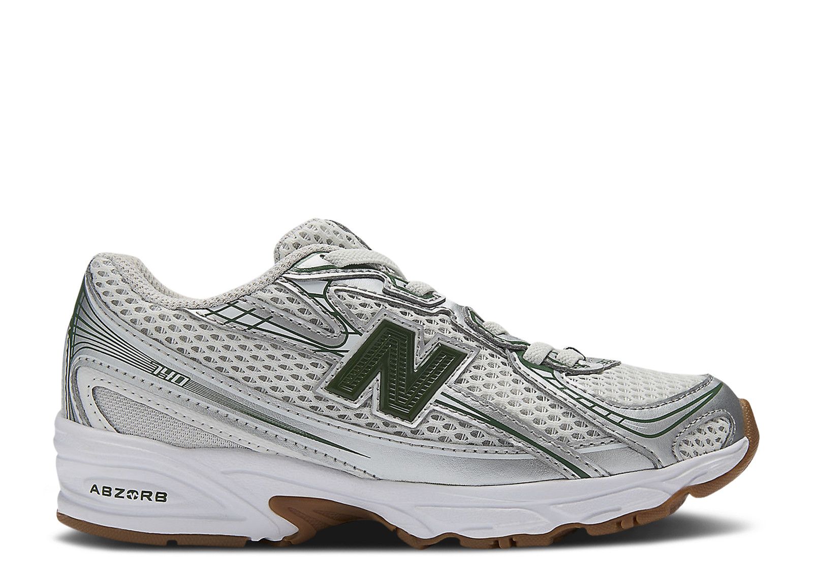 New Balance 740 Bungee Lace Little Kid 'Silver Metallic Dark