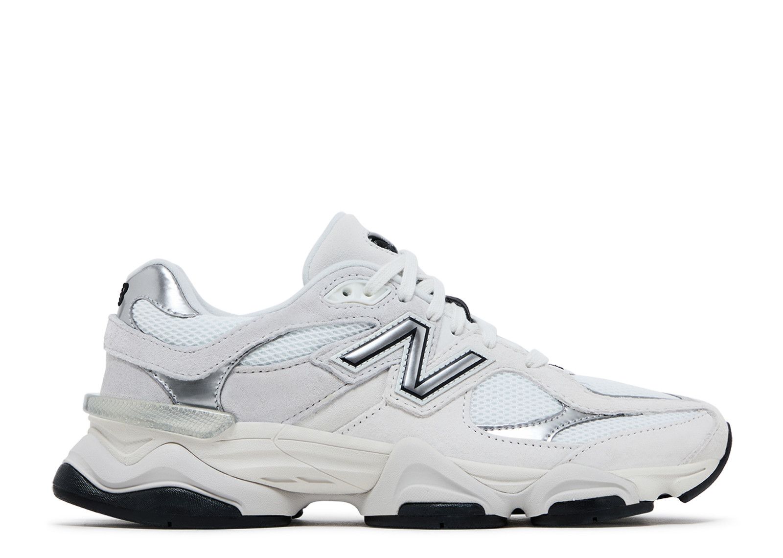 New Balance 9060 'White Black Metallic Silver' - New Balance