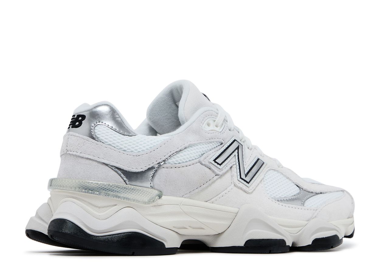 New Balance 9060 'White Black Metallic Silver'