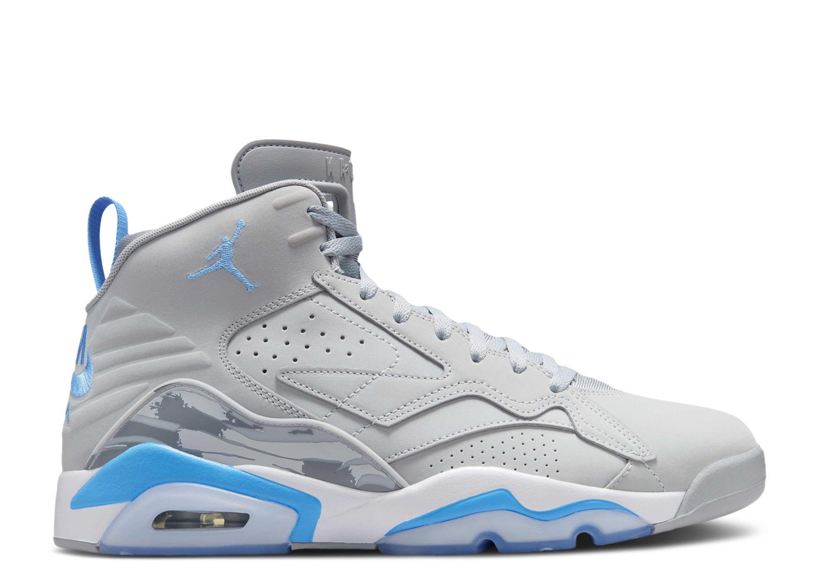 Jordan mvp university blue Jordan Jumpman MVP Mens Basketball Shoes White Neutral Grey  main image 4