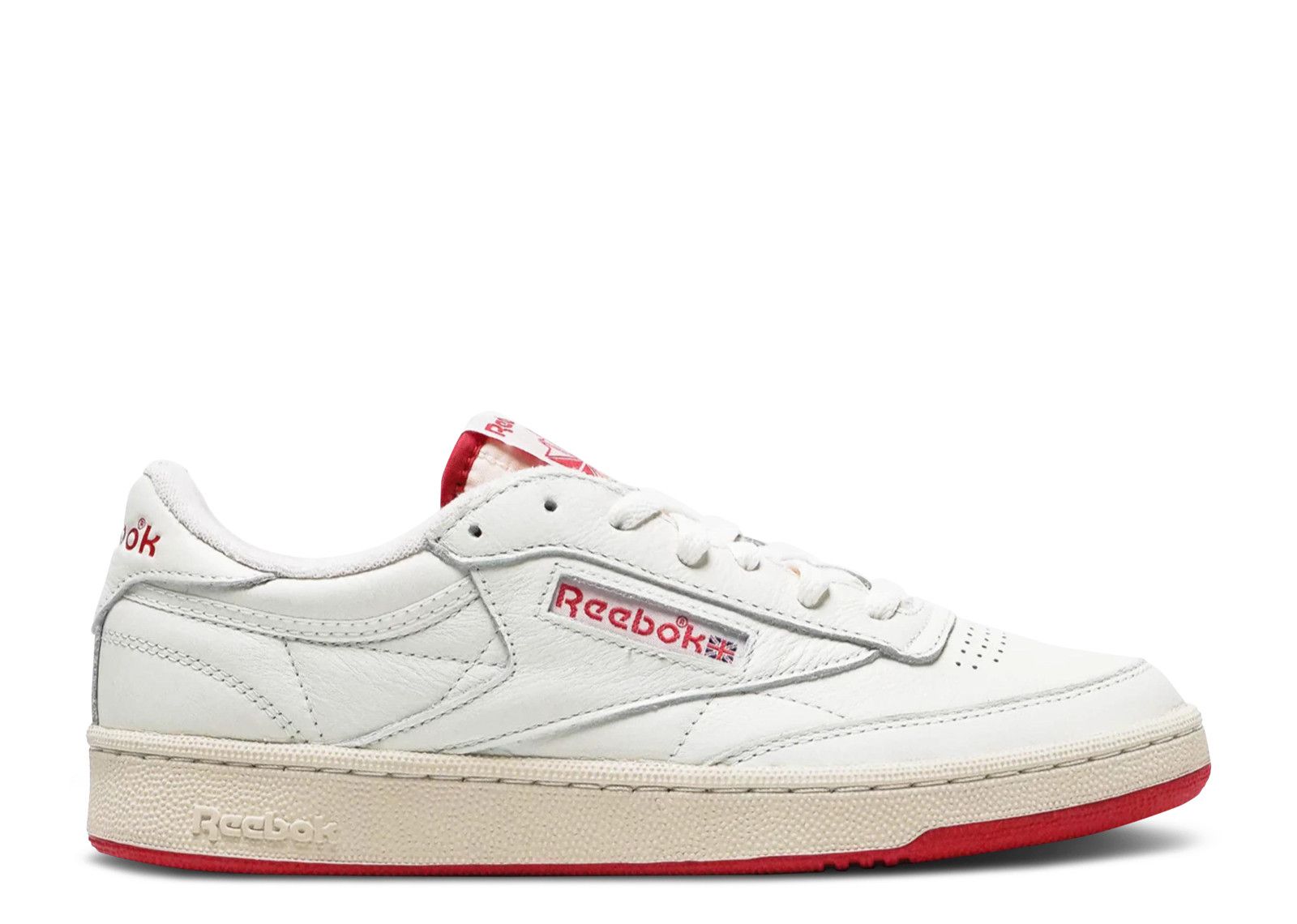 Club C 85 Vintage 'Chalk Vector Red' Reebok 100070250 chalk
