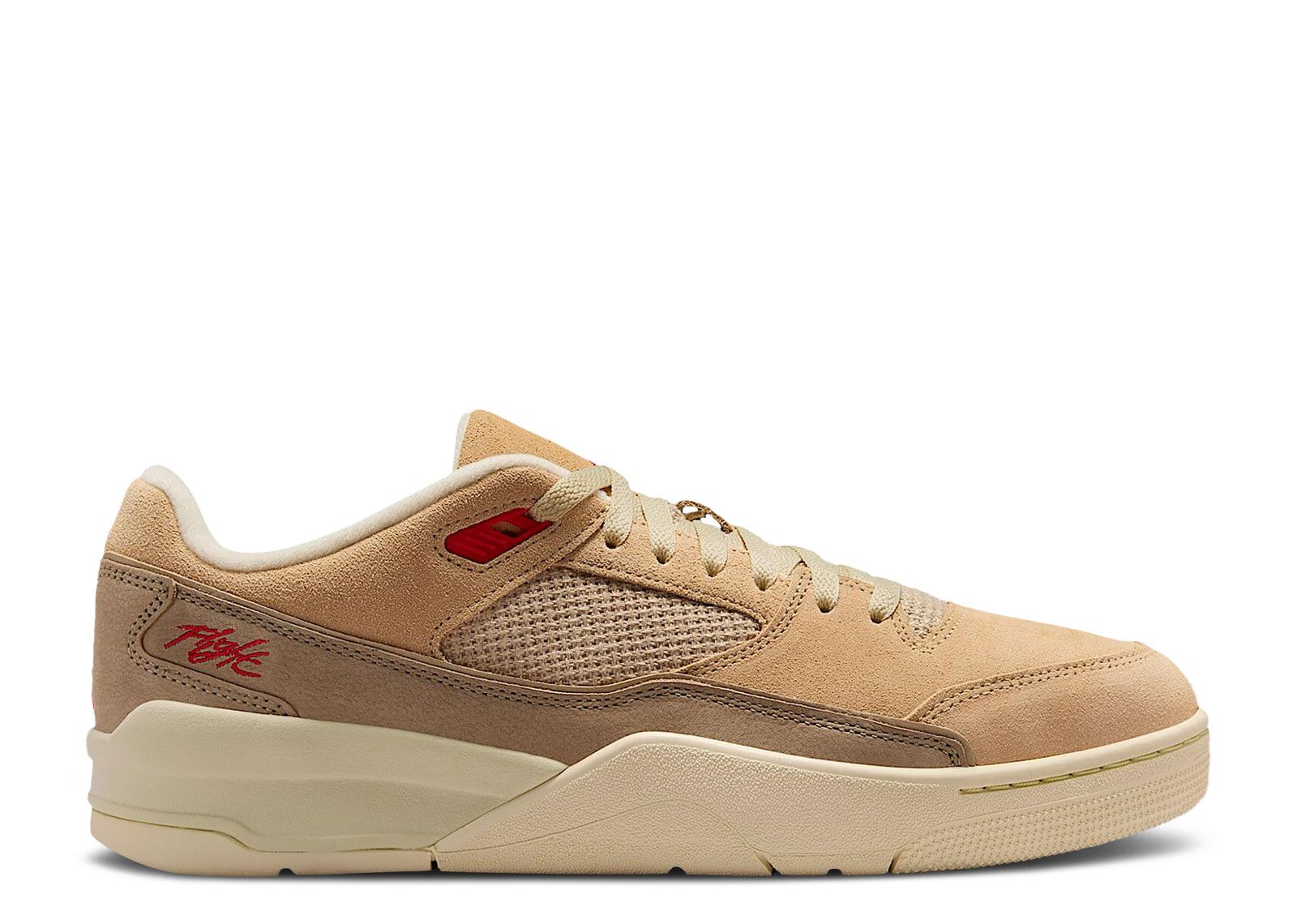 Jordan Flight Court 'Mushroom Fire Red'