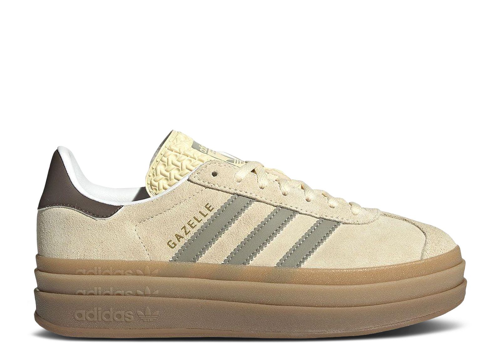 Adidas Wmns Gazelle Bold 'Warm Vanilla Silver Pebble'
