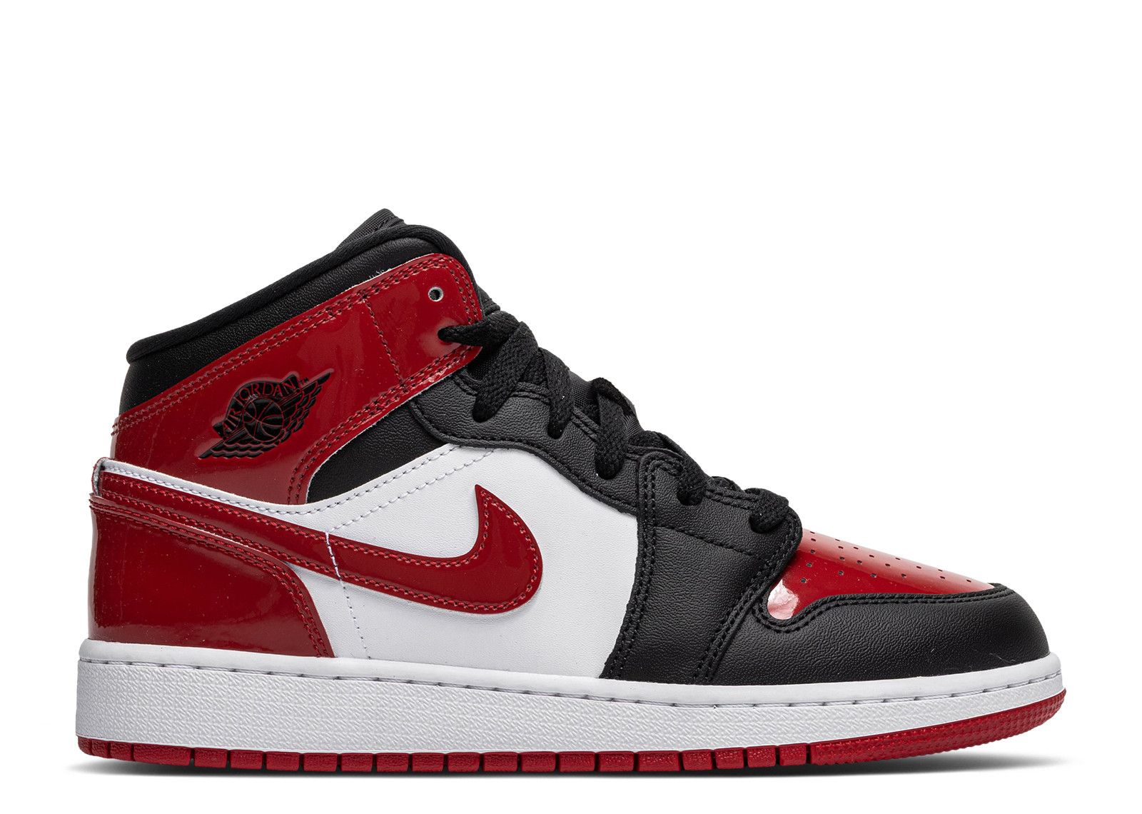 Jordan 1 Mid GS 'Black Fire Red' - Air Jordan - 554725 079 - black