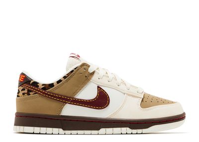 Nike Wmns Dunk Low 'Khaki Team Red'