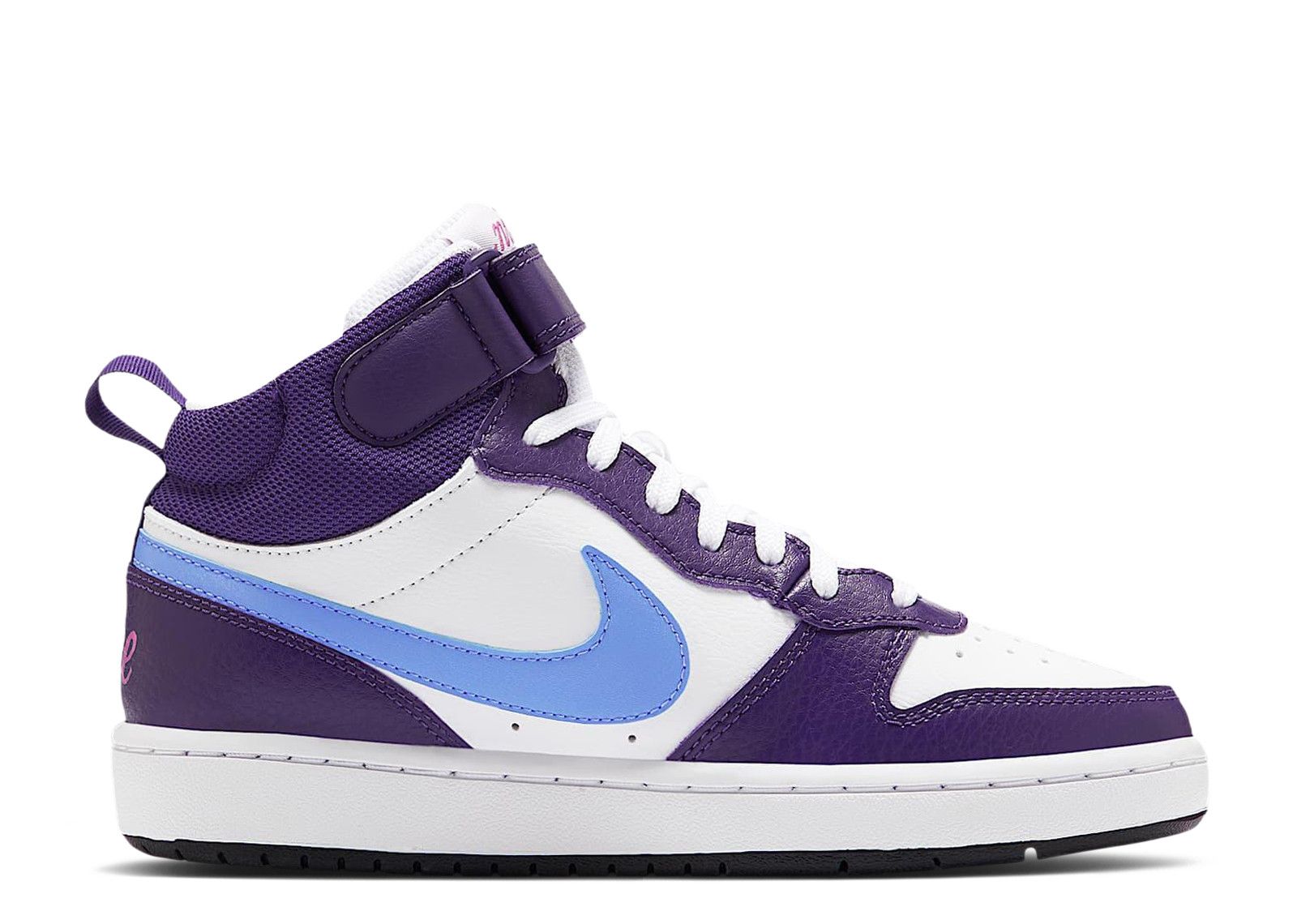 Nike Court Borough Mid 2 GS 'White Eggplant'