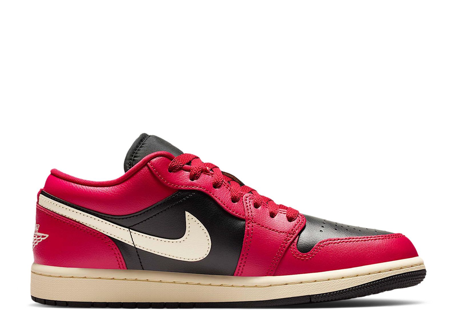 Wmns Jordan 1 Low 'Mystic Hibiscus Black''