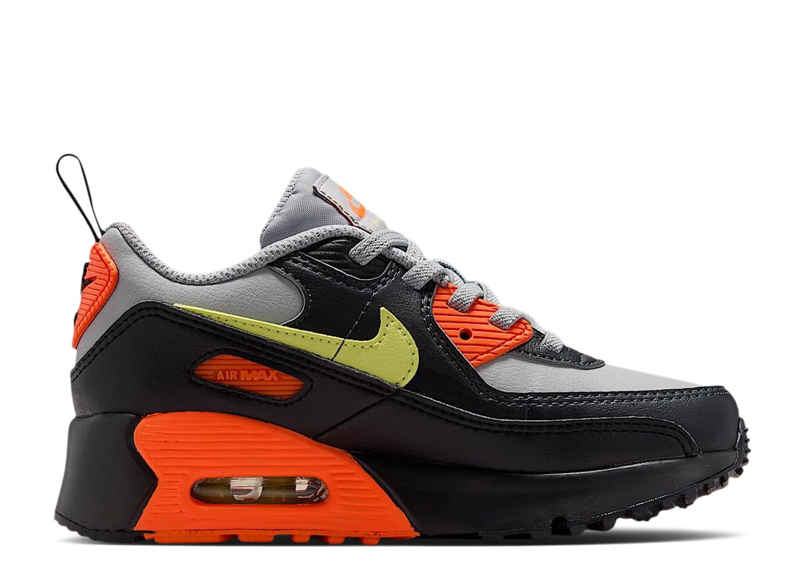 Nike Air Max 90 EasyOn PS 'Black Light Smoke Grey Hyper Crimson'