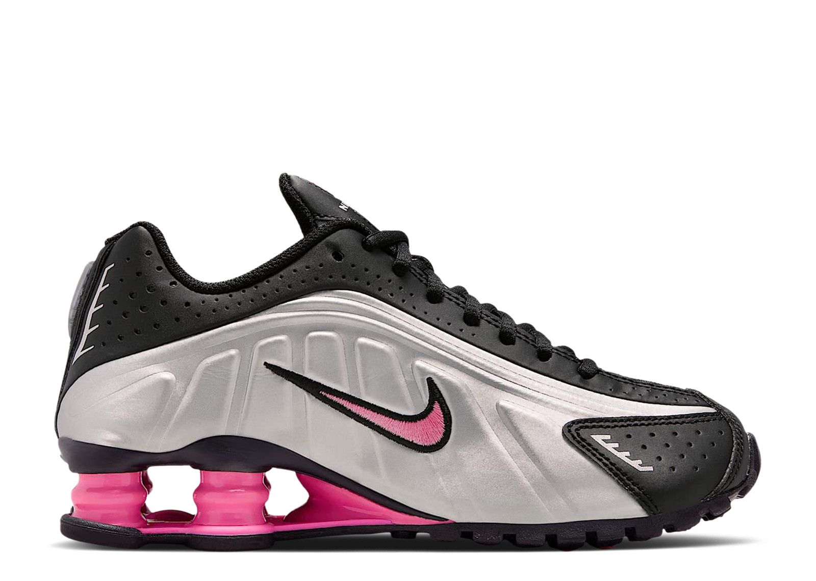 Nike Shox R4 GS 'Black Metallic Silver Pinksicle'