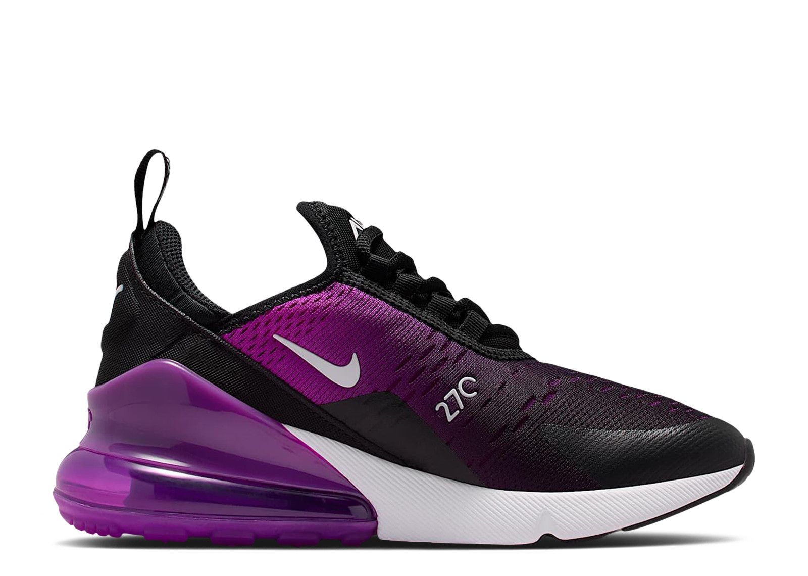 Nike Air Max 270 GS 'Black Vivid Purple'