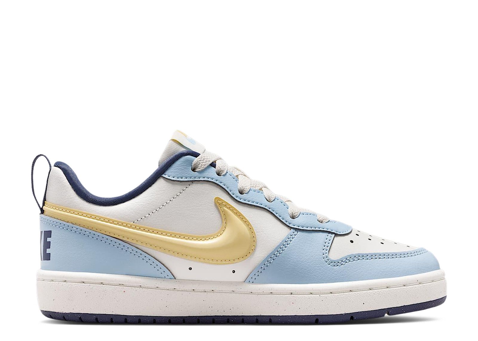 Nike Court Borough Low Recraft GS  'Celestine Blue Soft Yellow'