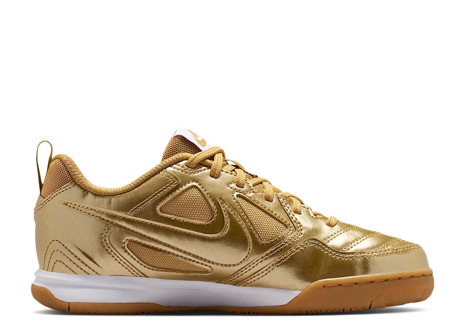 nike gato white gold