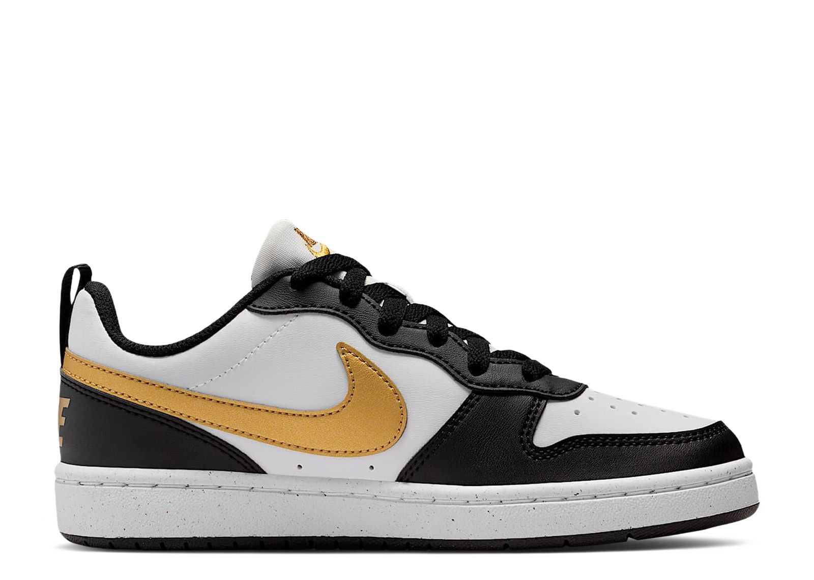 Nike Court Borough Low Recraft GS 'Black Metallic Gold'