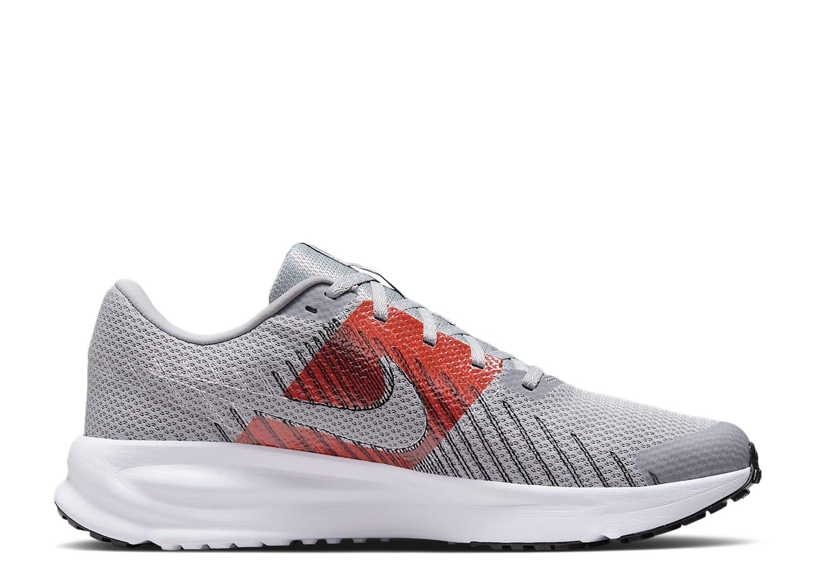 Nike Run Defy 'Wolf Grey Bright Crimson'