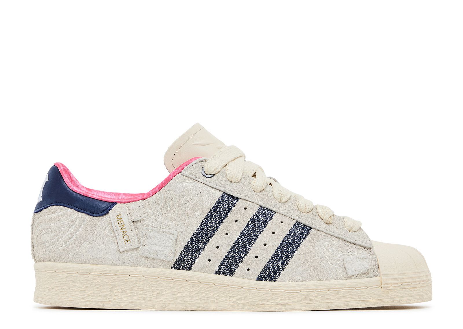 Adidas MENACE x Superstar 82 'Wonder White Dark Blue'