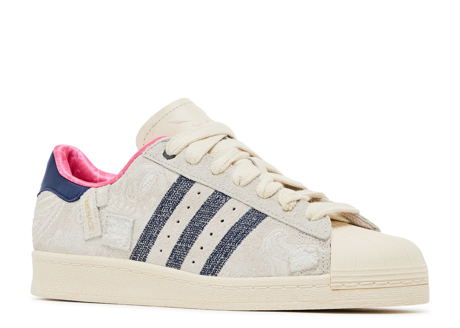 Adidas MENACE x Superstar 82 ‘Wonder White Dark Blue’
