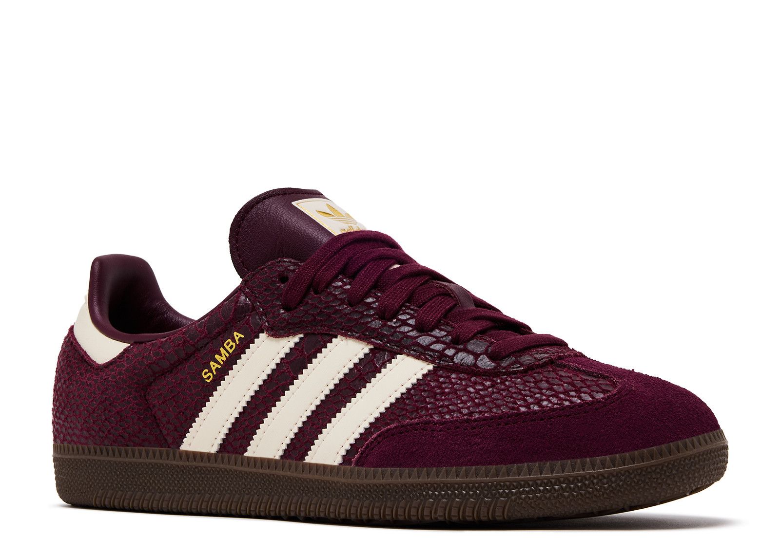 Wmns Samba OG 'Maroon Cream White Gold' - Adidas - IH3979 - maroon