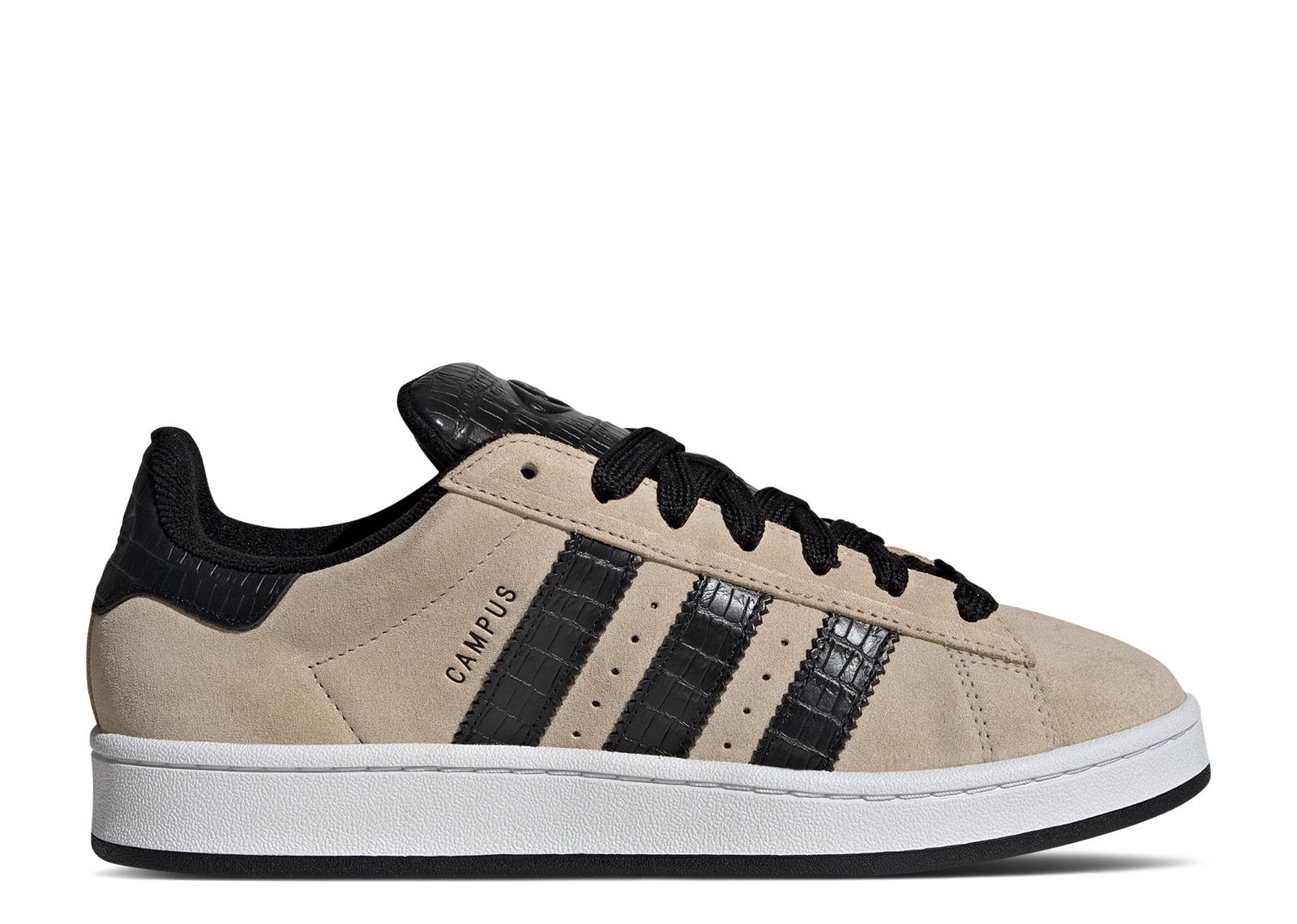 adidas Originals Campus 00s Stone Khaki/Core Black/Ftwr White Men's Shoes, Stone/Black/White, Size: 9.5