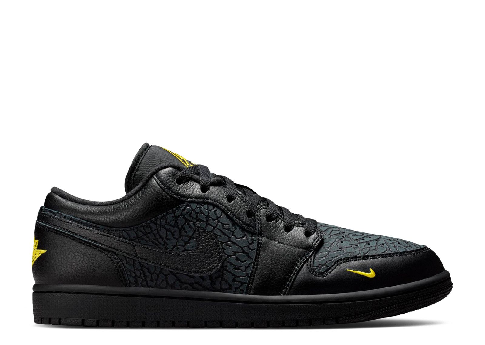Jordan 1 Low SE 'Black Anthracite Tour Yellow' - Air Jordan