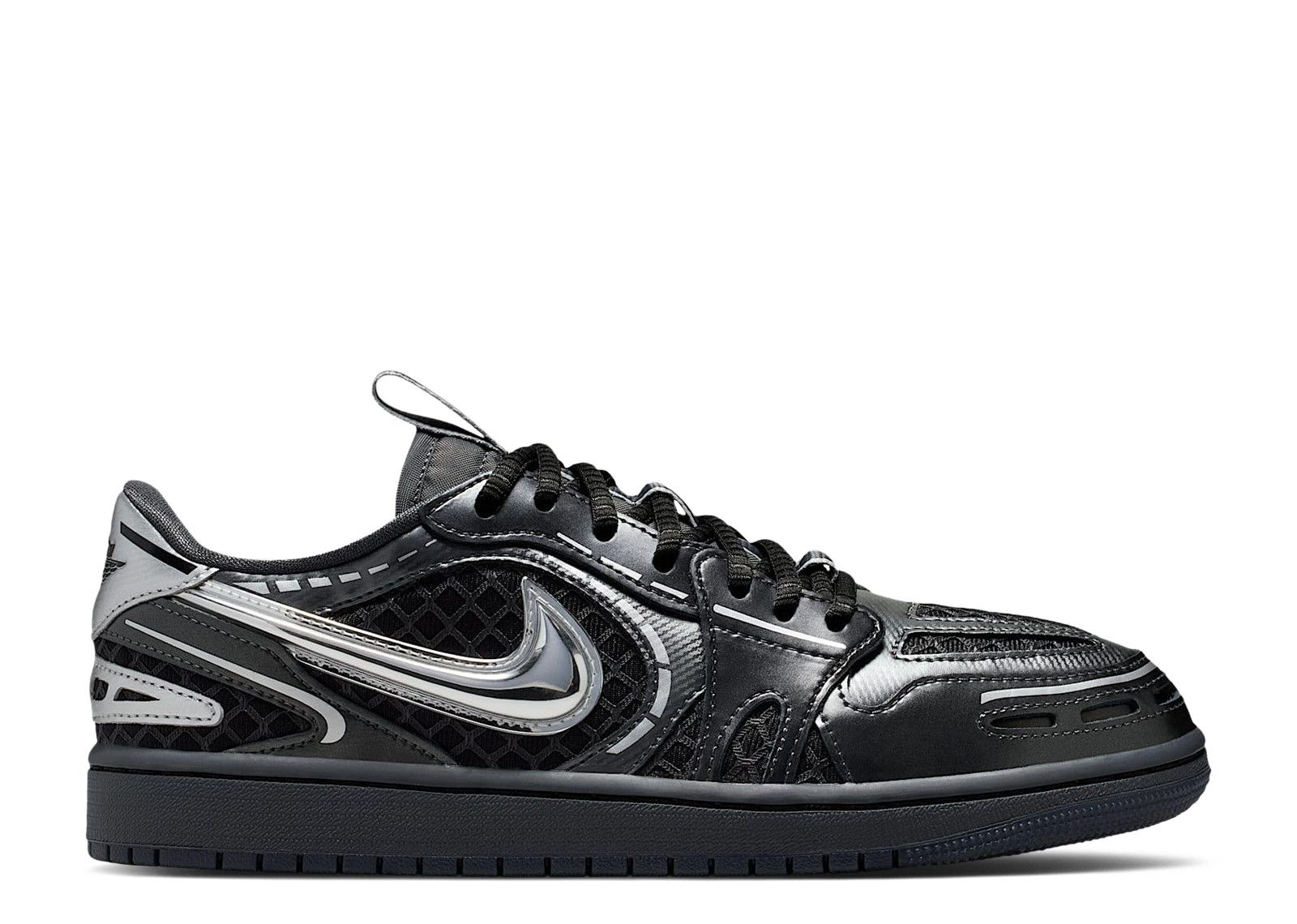 Jordan 1 Low Method of Make  'Black/White/Anthracite/Metallic Silver'