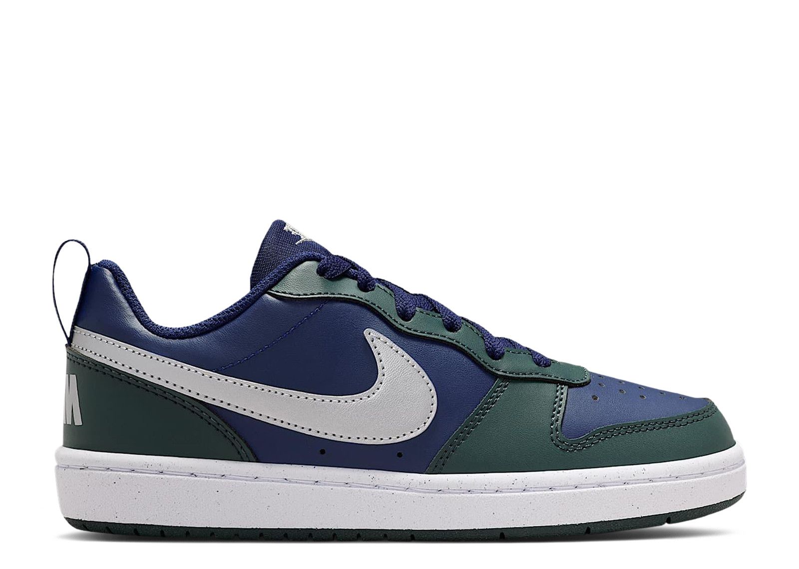 Nike Court Borough Low Recraft GS 'Midnight Navy/Seaweed/White/Metallic Silver'