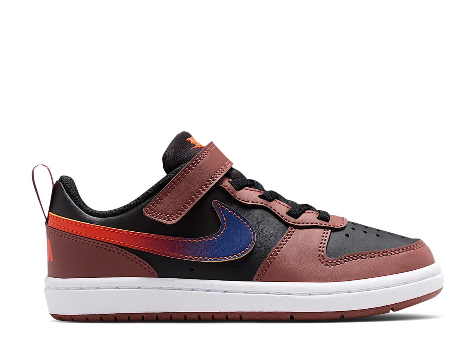 Nike Court Borough Low Recraft PS 'Black/Red Sepia/Team Orange/Deep Night'