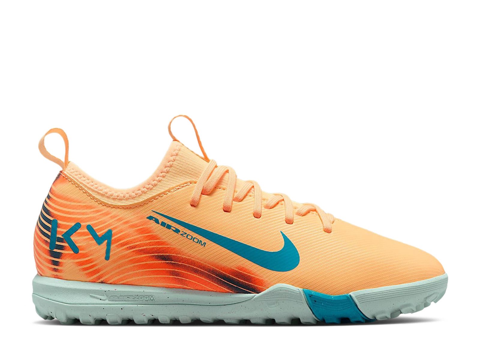 Kylian MbappÃ© x Nike Jr. Mercurial Vapor 16 Academy GS 'Melon Tint/Igloo/Neo Turquoise'