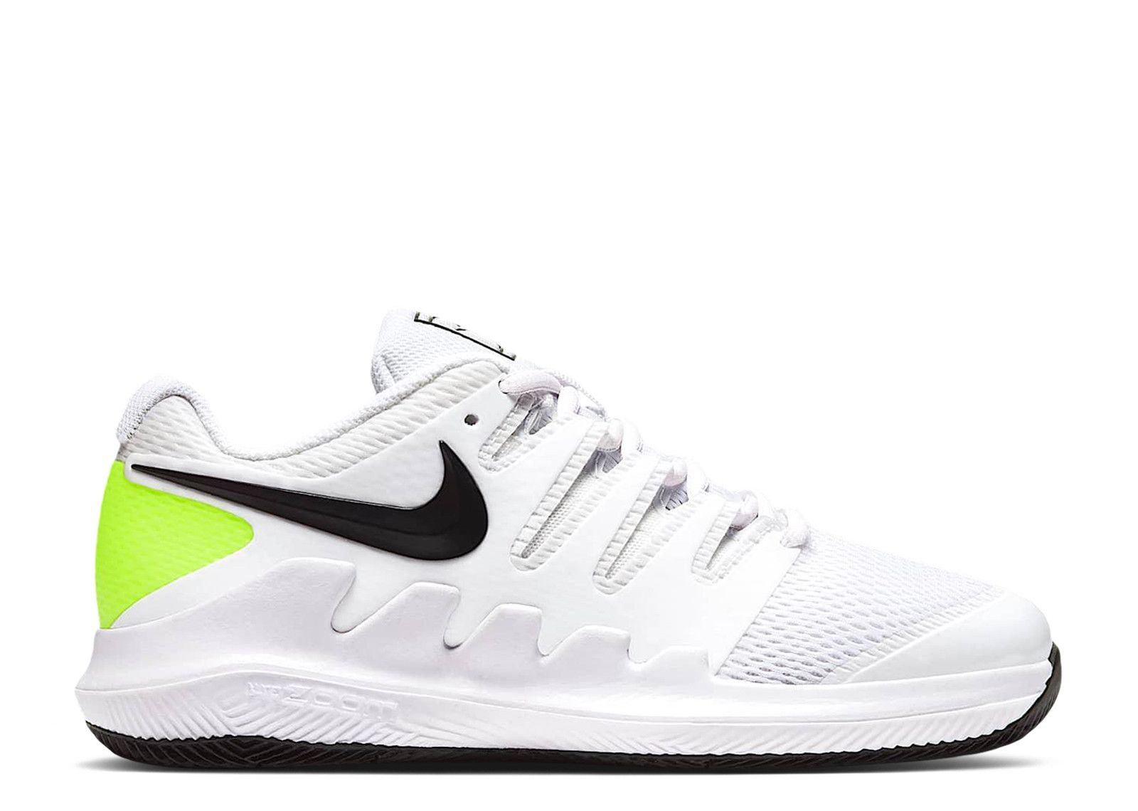 NikeCourt Jr. Vapor X GS Tennis 'White/Volt/Black'