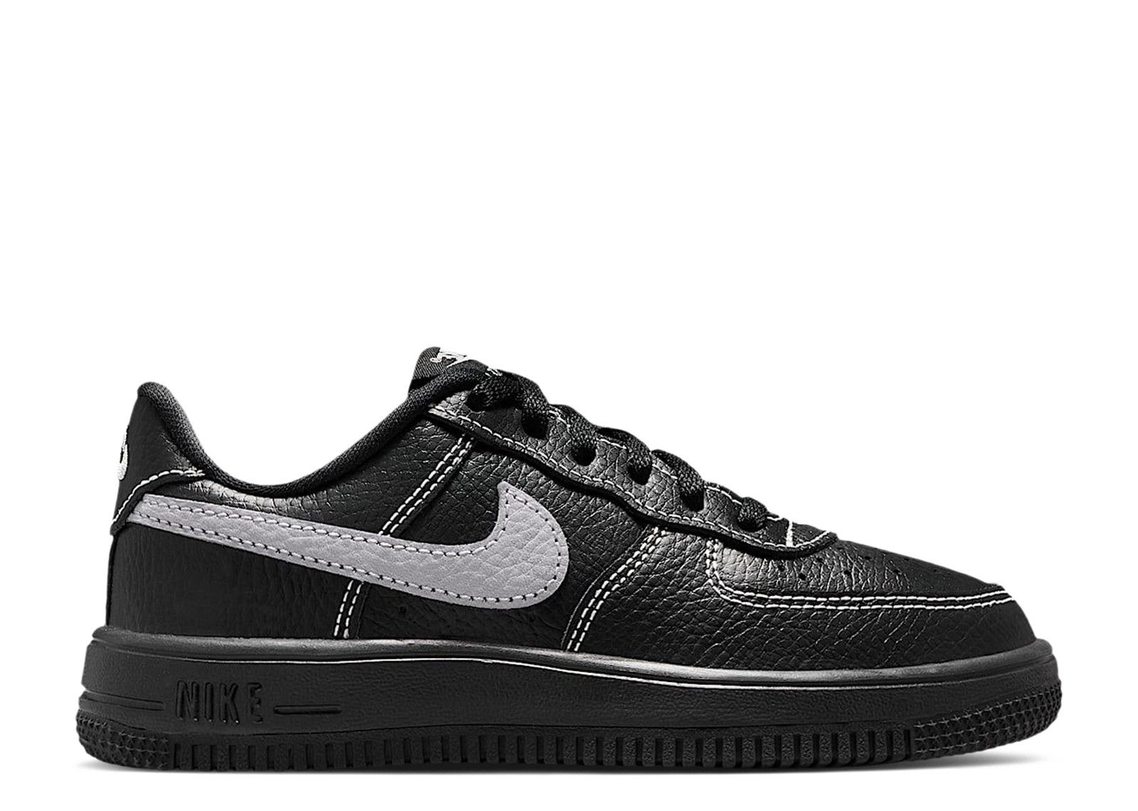 Nike Force 1 Low LV8 3 PS 'Black/Black/Black/Wolf Grey'
