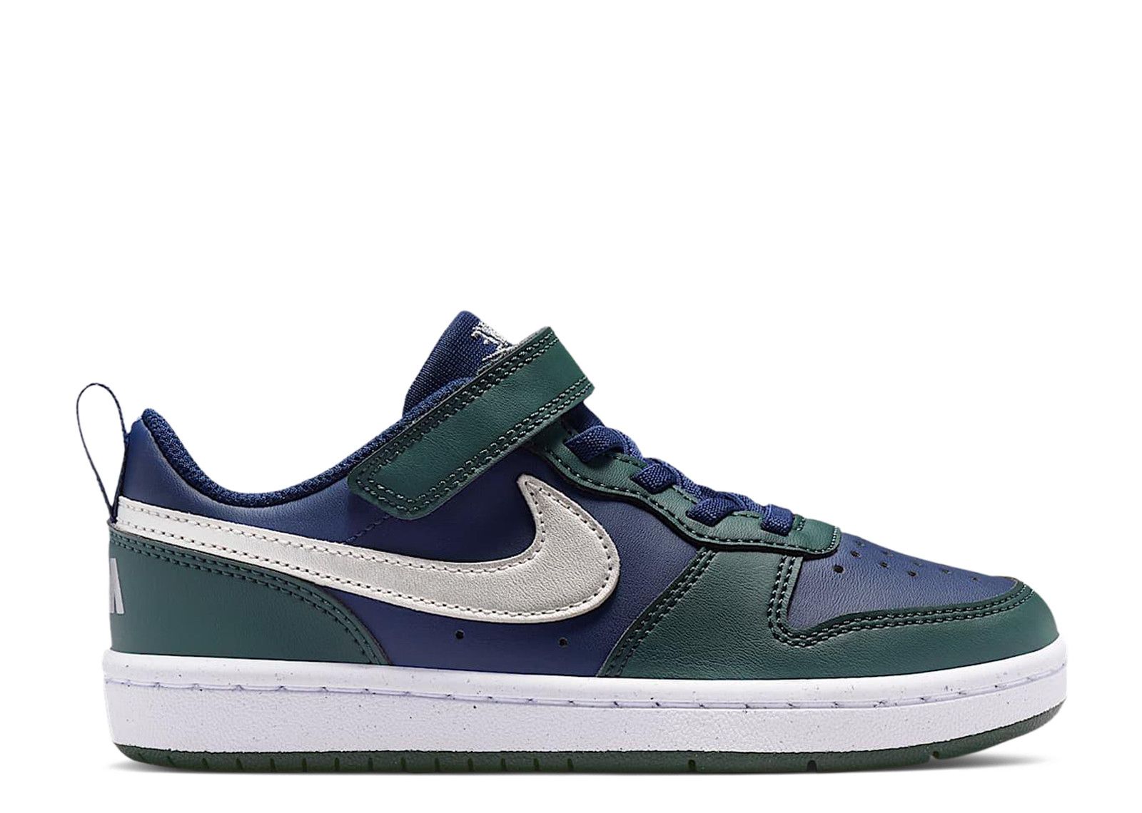 Nike Court Borough Low Recraft PS 'Midnight Navy/Seaweed/White/Metallic Silver'
