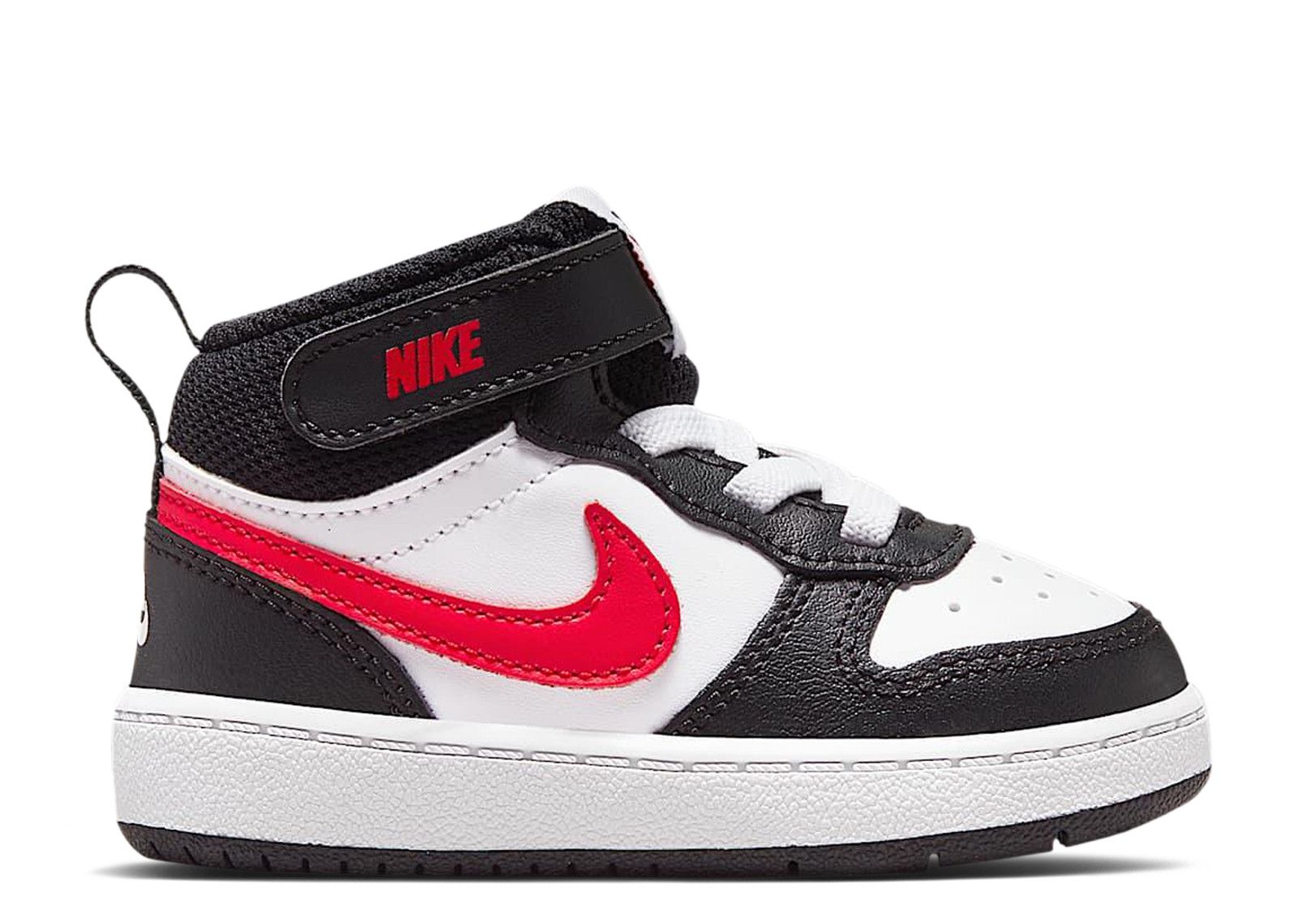Nike Court Borough Mid 2 TD 'White/White/Black/University Red'