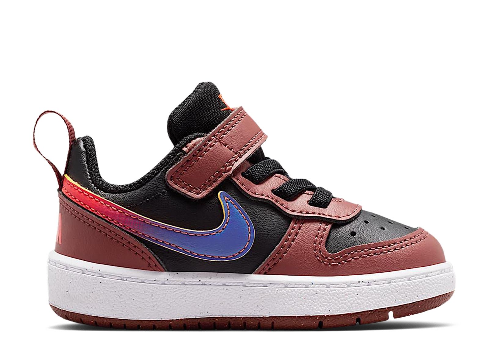 Nike Court Borough Low Recraft TD 'Black/Red Sepia/Team Orange/Deep Night'