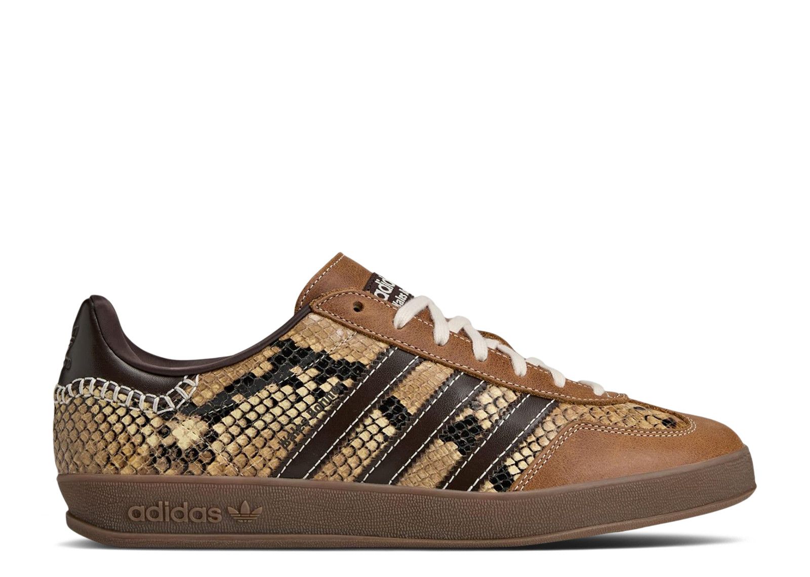 Wales Bonner X Samba Pony 'Leopard' - Adidas - IE0578 - dark brown