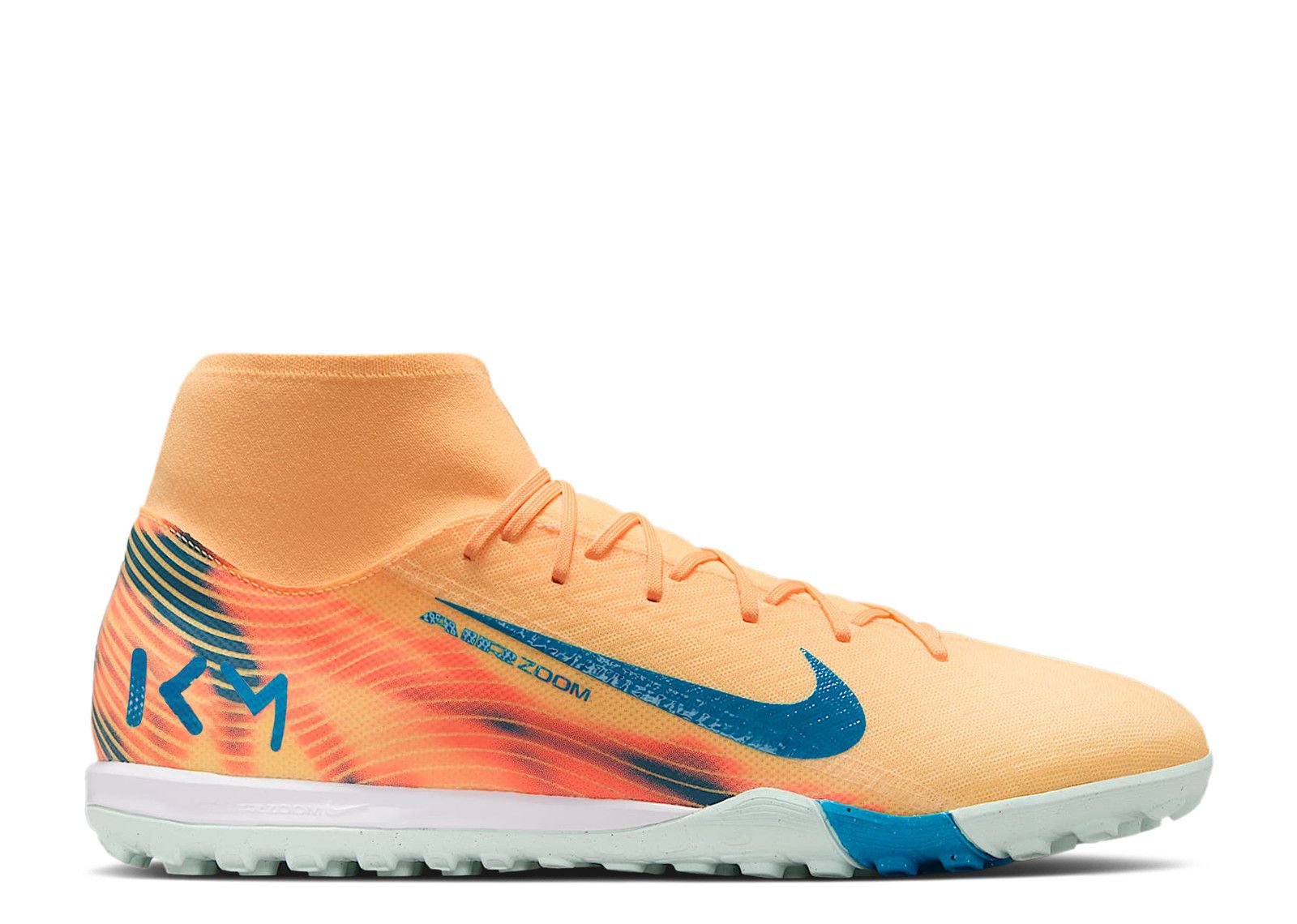 Nike Mercurial Superfly 10 Academy "Kylian MbappâˆšÂ©" 'Melon Tint/Igloo/Neo Turquoise'