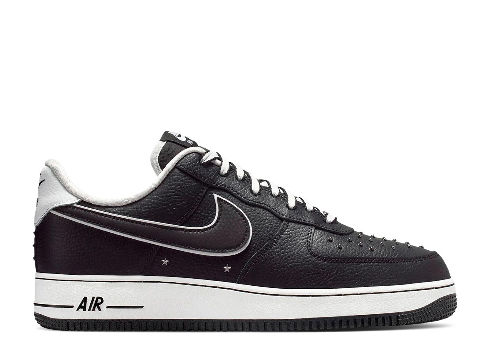 Nike Air Force 1 '07 Premium 'Black White Metallic Dark Grey'