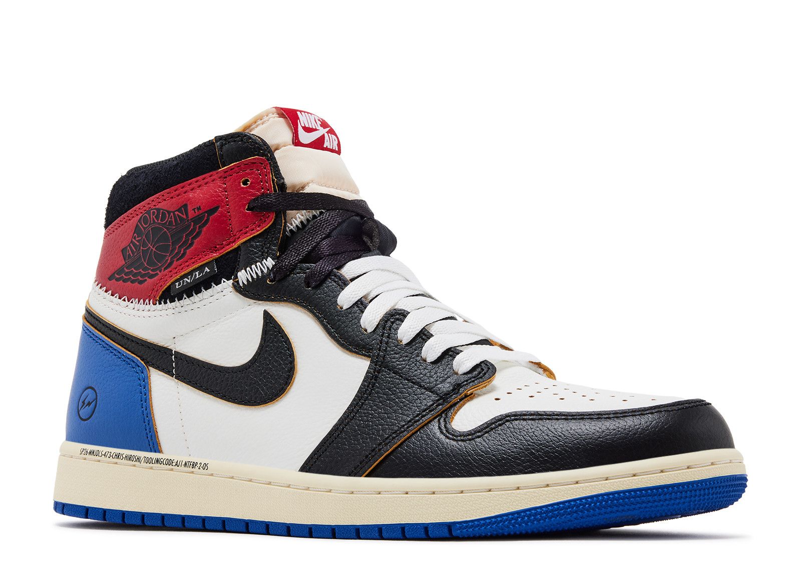 Fragment Design x Union LA x Jordan 1 Retro High OG 'Varsity Red Sport Royal'